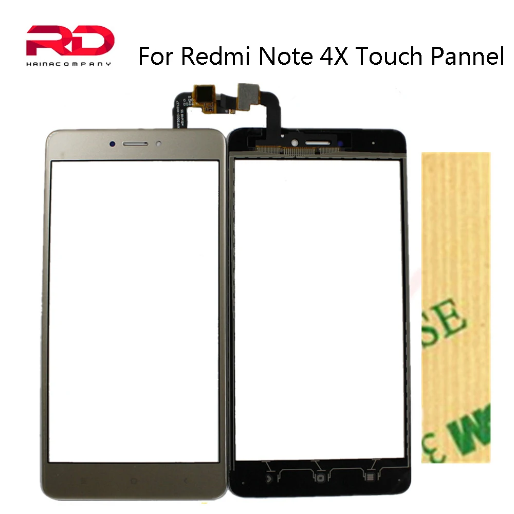 5 ''телефон сенсорный экран стекло для Xiaomi Redmi Note 4x дигитайзер Панель переднее