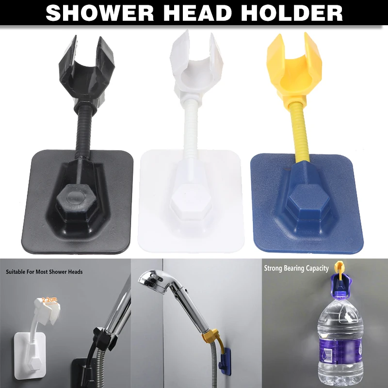 

Принадлежности для ванной комнаты практичный настенный поворотный кронштейн ABS Хромированный Регулируемый держатель для душевой лейки