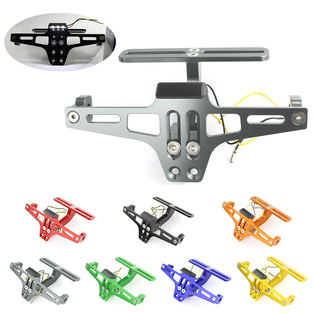 Держатель номерного знака для Suzuki Hayabusa SV650 1000 GSF250 400 GSF600 650 GSF750 GSF1200 1250|fender eliminator