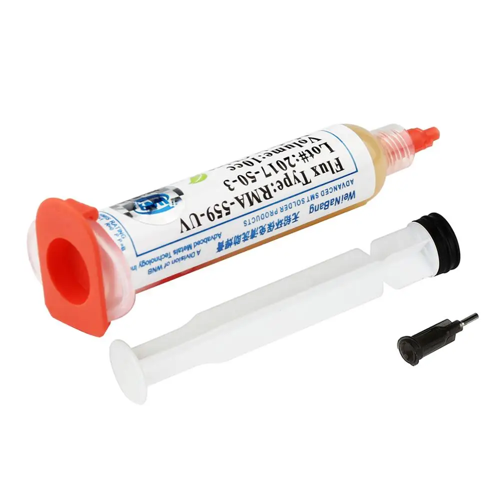 10cc Lead-Free Solder Paste Flux No-Clean Syringe Soldering Grease for PCB BGA PGA SMD Welding Repair Tool | Инструменты