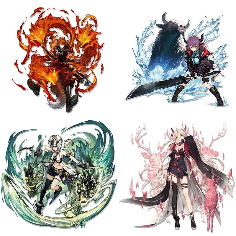 

Three Ratels QCYX1 Arknights Cool skill sticker transparent background color is suitable for self pasting on white or light wall