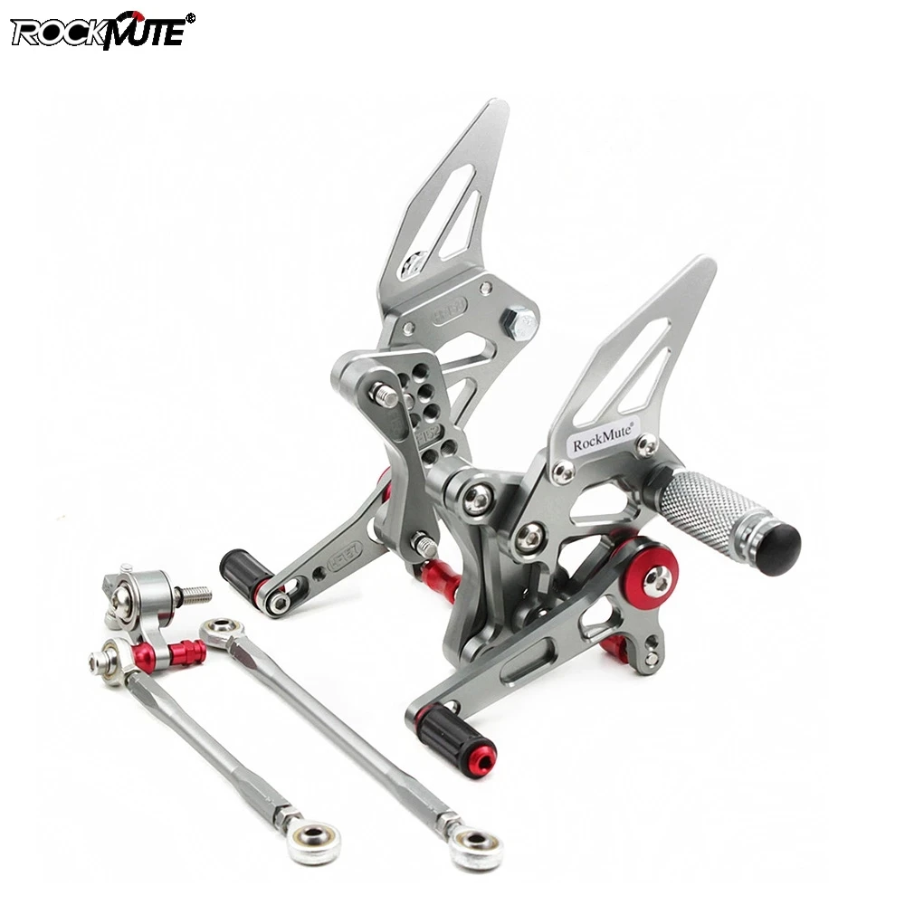 

Motorcycle CNC Aluminum Adjustable Rear Set Pedal Footrest For Aprilia RSV4 FACTORY R 2009 2010 2011 2012