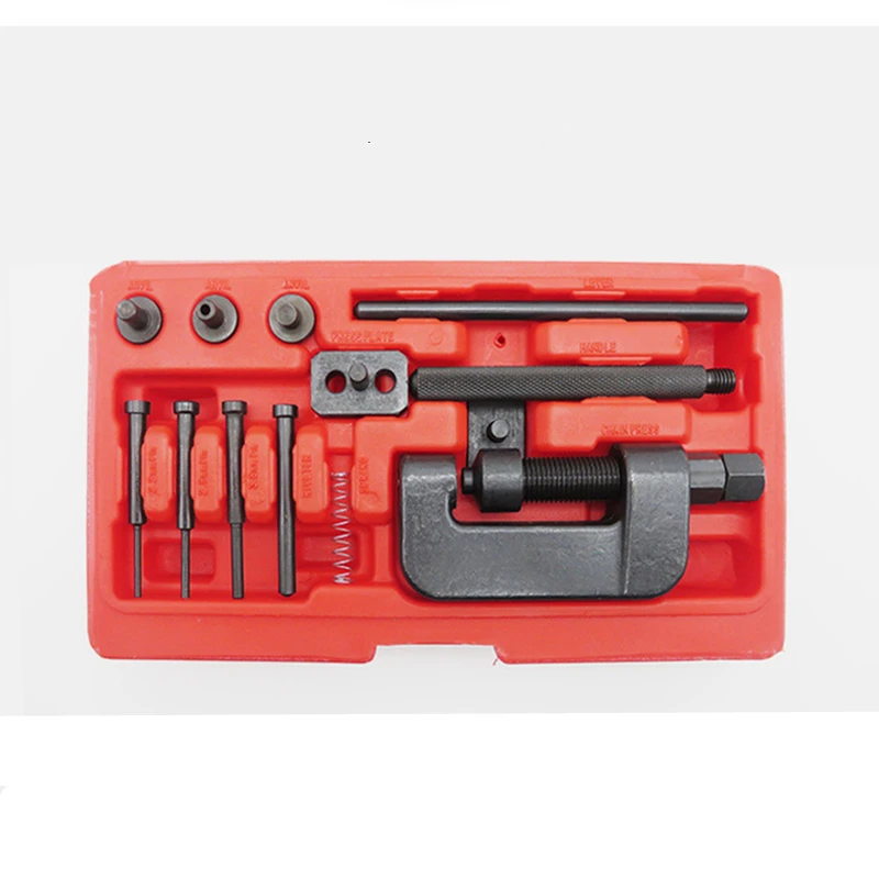 13 шт. ножницы для обрезки цепей Заклепки Набор инструментов клепки выключатель ATV