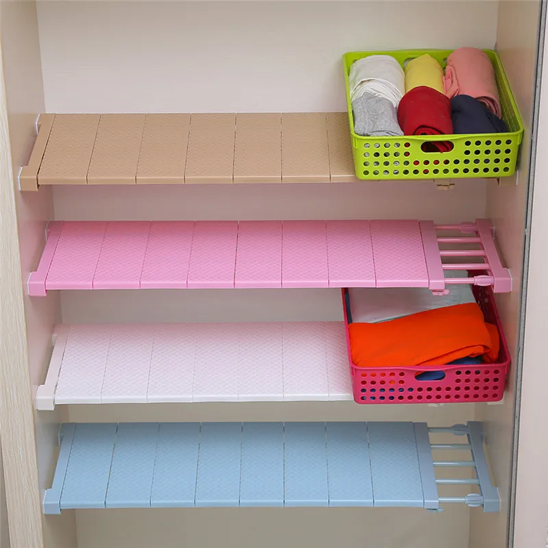 Регулируемая полка для хранения гардероба многослойная разделительная доска