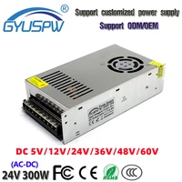 gyupw switching light transformer ac 110 220v to dc 5v 12v 24v 48v 60v power supply source adapter for led strip cctv