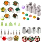 Русский Набор кондитерских насадок глазировки наконечник Нержавеющаясталь для кексов, помадки инструмент для декорирования тортов заварной крем носик для выпечки