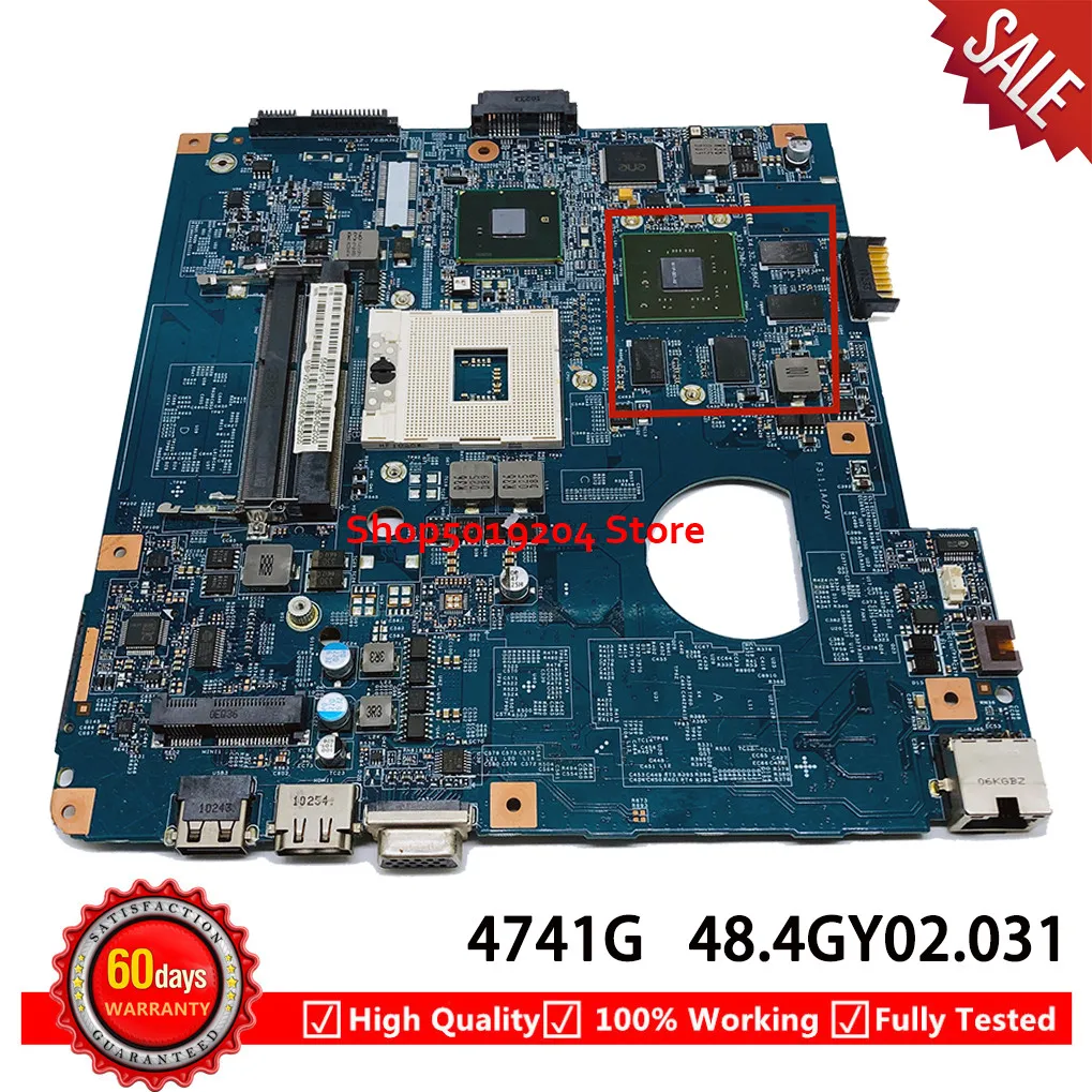 09920-3 For ACER 4741 4741g Laptop Motherboard 48.4GY02.031 554GY01531 Mainboard