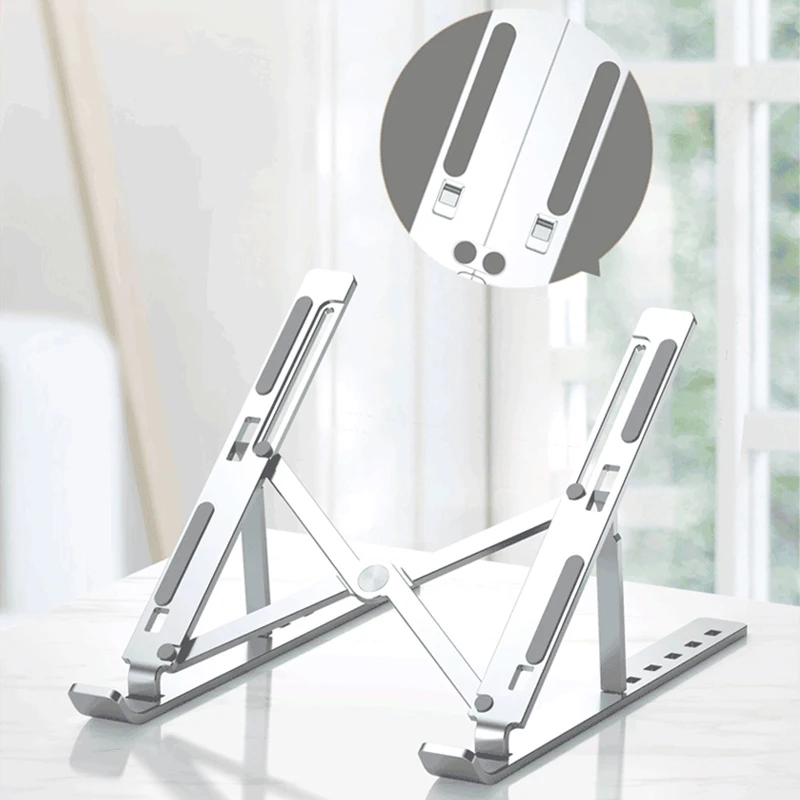 Новинка 2019 регулируемая складная подставка для ноутбука из алюминиевого сплава