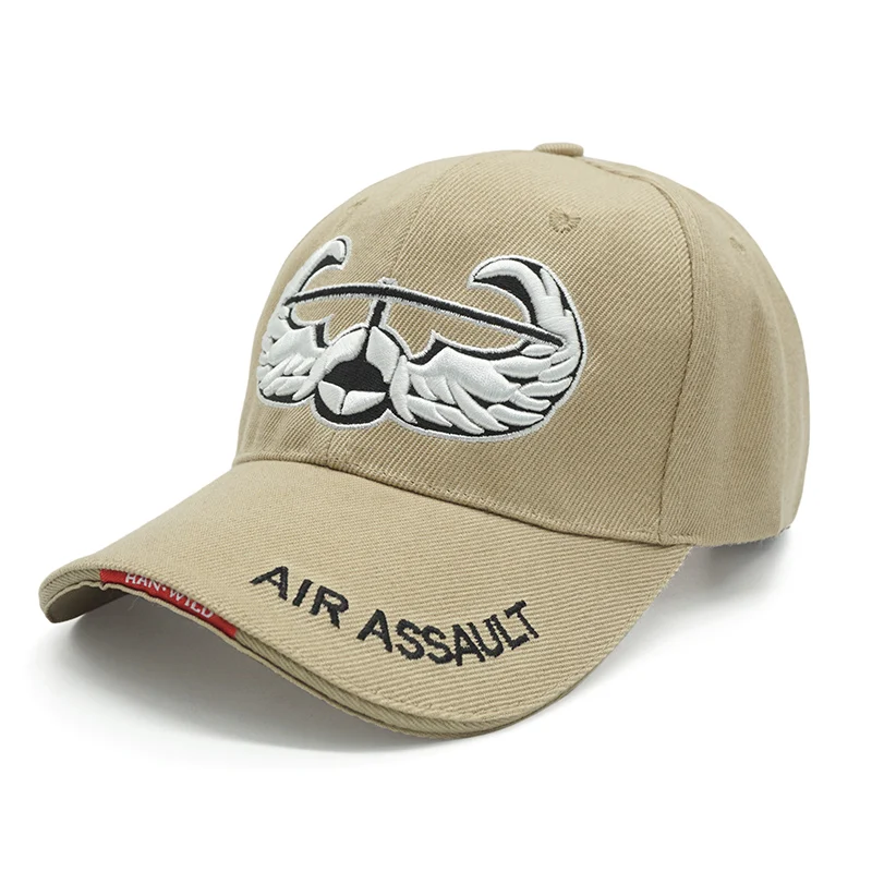 assault khaki Новая брендовая мужская тактическая бейсбольная кепка Eagle SWAT, армейская бейсболка, хлопковая кепка, Регулируемая Мужская Уличная Бейсболка Кепка Gorras - Цвет: assault khaki