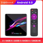ТВ-приставка X88 Pro X3, Android 9,0, четырехъядерный Amlogic S905X3, 1080p, 4K, Google Play, 2 + 16 ГБ, X88Pro X3