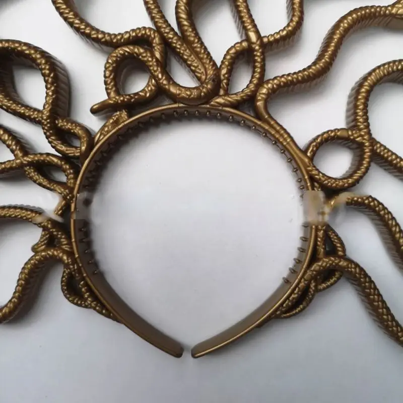 Винтажная повязка на голову Medusa Хэллоуин головной убор для косплея карнавал