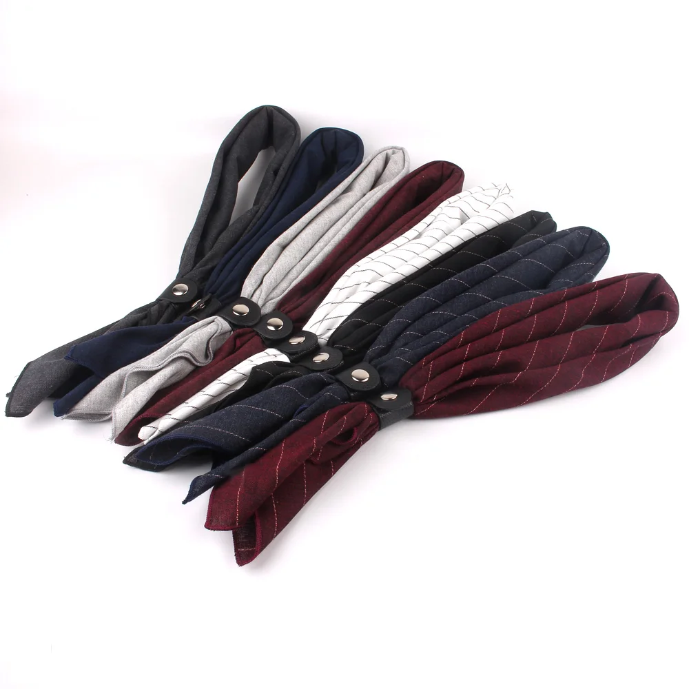 Autumn Winter Scarf Women Casual Cotton Linen Men's Scarves 60*60 cm Square Striped Neckchief Wrap Fashion Spring Muffler |