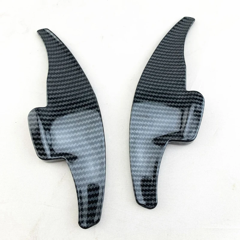 

ABS Carbon Fiber Steering Wheel Shift Paddle Shifter Extension Shape for Ford Focus Kuga EcoSport Interior Accessories