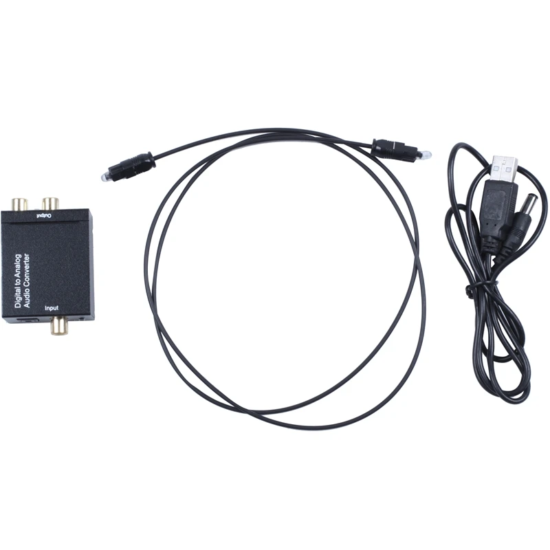 Цифро аналоговый о конвертер Цифровой оптический коаксиальный RCA Toslink сигнал в