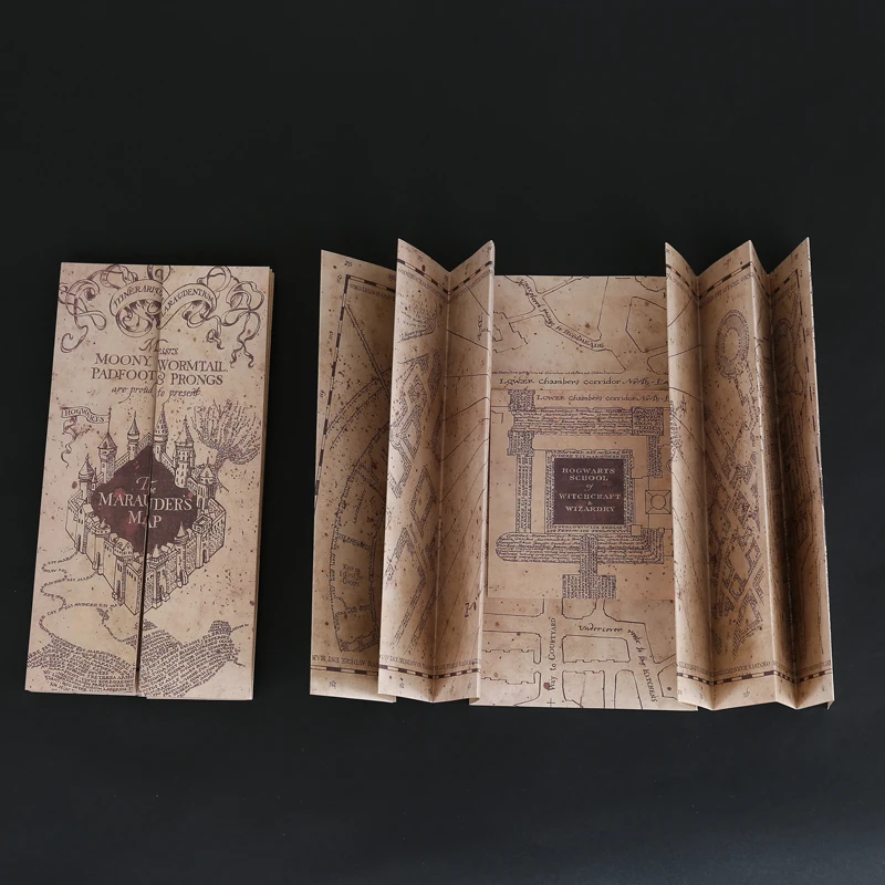 Карта мародера 77 см * 22 рождественские подарки экшн карта игрушки для детей