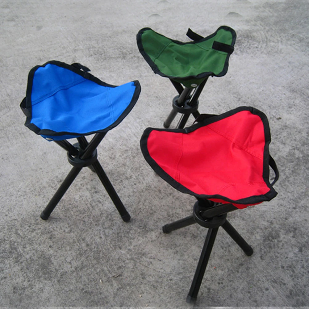 

Chair Portable Lightweight Folding Camping Hiking Foldable Stool Tripod Chair Seat For Fishing Festival Picnic BBQ Beach