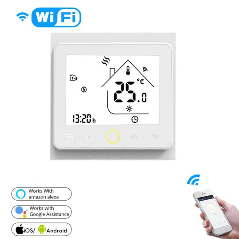 Умный WiFi термостат умный комнатный Беспроводной регулятор температуры