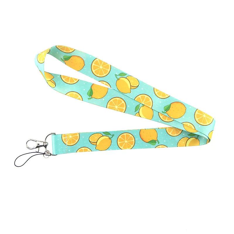 7 P4244 Dongmanli милый фруктовый киви Талреп Бейдж ID Lanyards/мобильный телефон Веревка/ключ талреп шейный ремень аксессуары - Цвет: 7