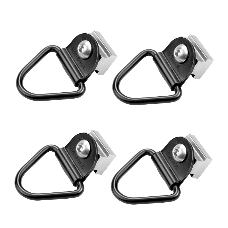 

Heavy Duty Truck Bed Tie Down Anchors Rings T Slot Nuts Mount Trailers Hook Cargo Bolt on V Ring for Toyota Tacoma