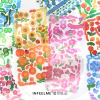 1sheet kawaii cute sequins sakura pet stickers diary scrapbooking label stationery school office supplies n865
