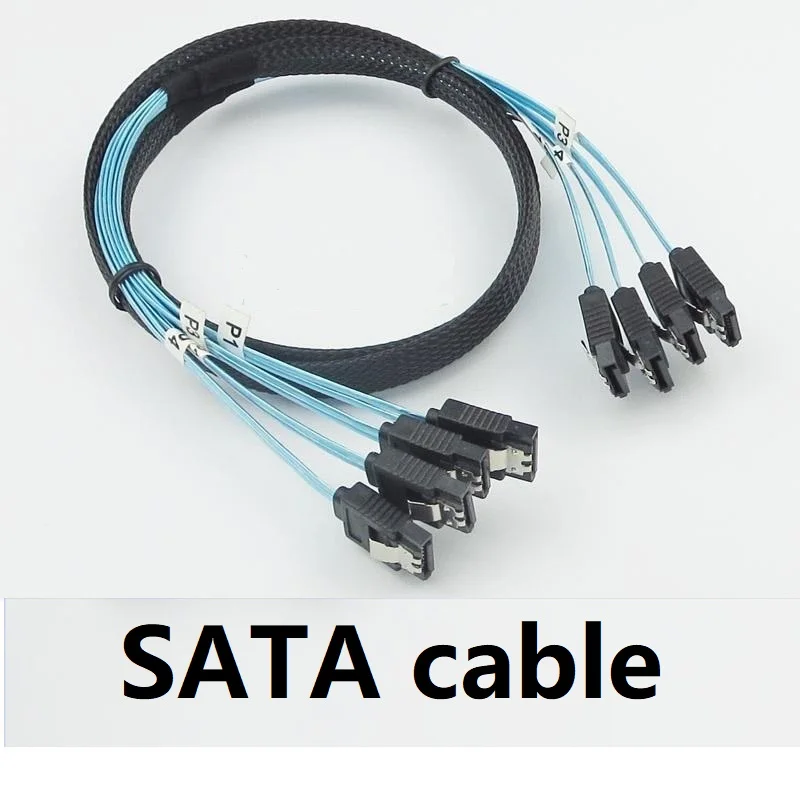 Высококачественный кабель для сервера SAS SATA 3 6 Гбит/с X 4 высокоскоростной
