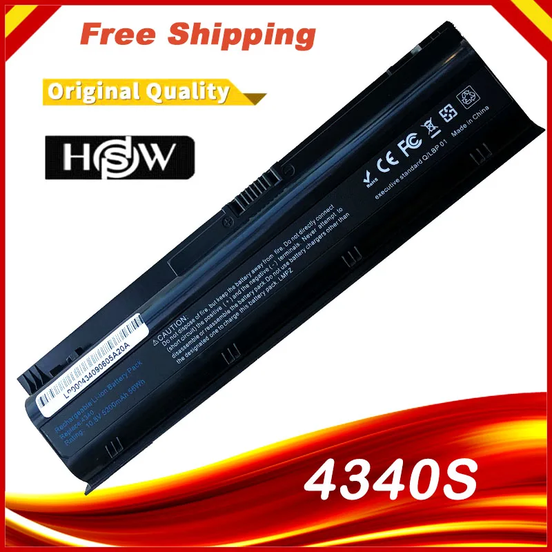 Аккумулятор для ноутбука HP ProBook 4400 s 4340s RC06 RC06XL H4R53EA 4341 мА/ч H4Q46AA 10 8 В HSTNN-UB3K h4qa |
