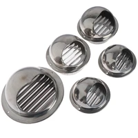 7080100120150mm wall air vent grille ducting ventilation extractor outlet louvres hemisphere