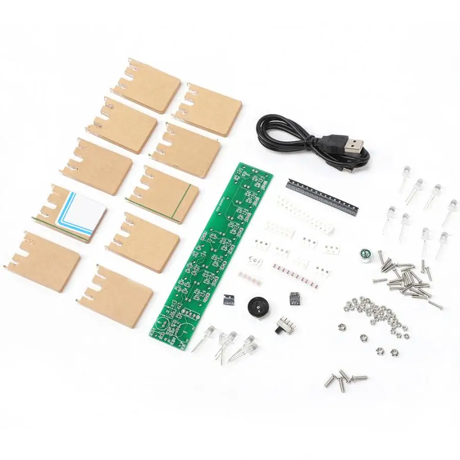 DIY Электронный Кристалл Колонка производство Голосовое управление музыкальный