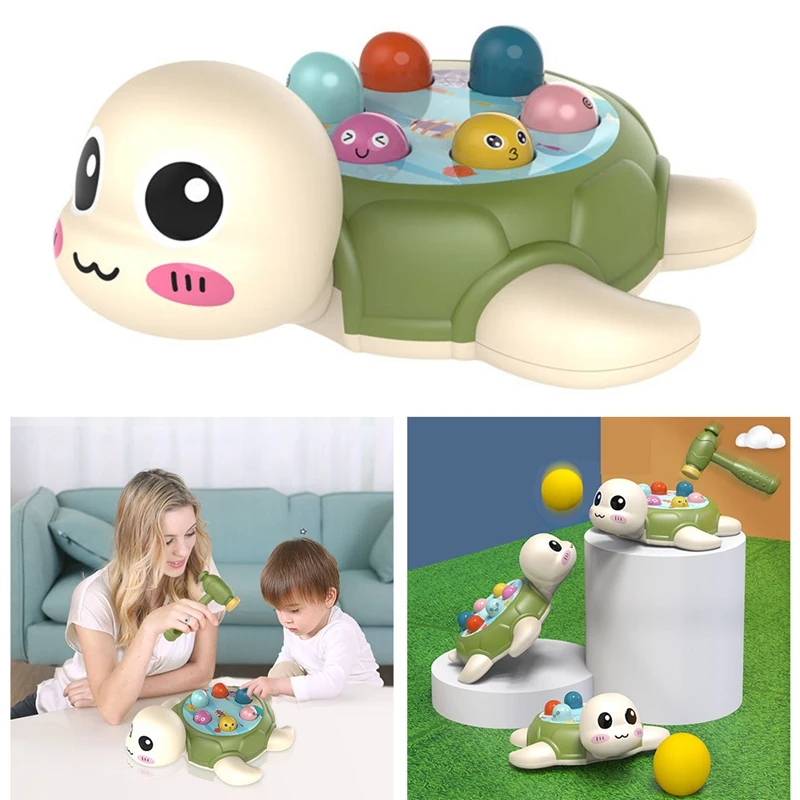 

Hamster Game Pounding Toy Early Developmental Toy Helps Fine Motor Skills Knocking Hamster Toy for 3 Years Old Kids