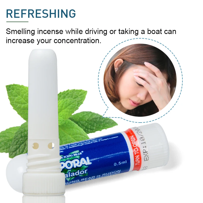 SMF 3Pcs Nasal Essential Oil Original Thailand Inhaler Refresh Nose Cold Cool Herbal Ointment Allergic Rhinitis Mint Cream | Красота и