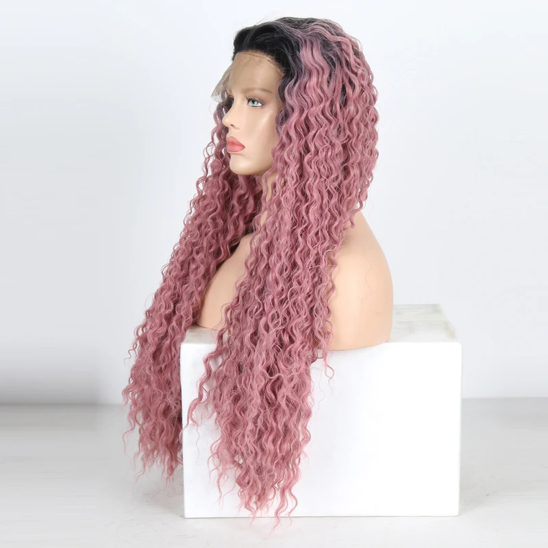 Харизма синтетические парики для черных женщин длинные кудрявые вьющиеся парик