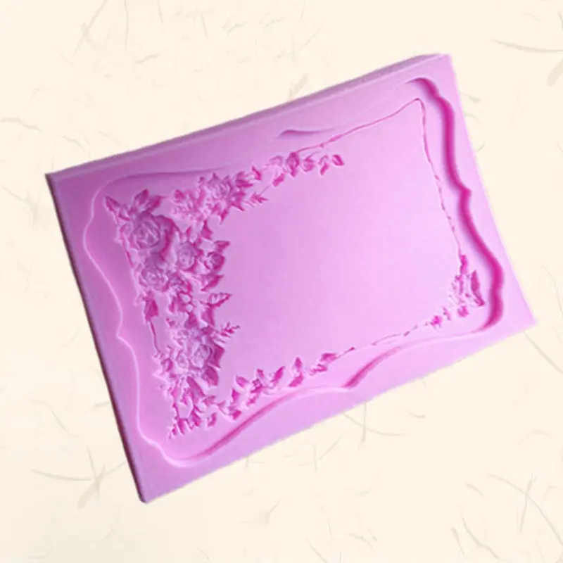 DIY Fondant Silicone Mould Photo Frame Picture Cake Chocolate | Дом и сад
