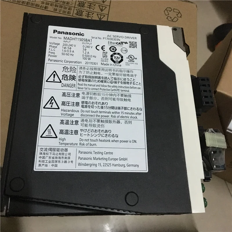 

Panasonic 100W AC Servo Motor Driver MADKT1505E