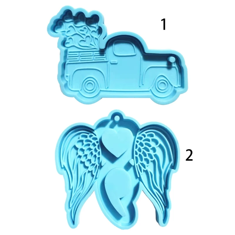 

Creative Valentine's Day Series Cellphone Chain Epoxy Resin Mold Keychain Casting Silicone Mould DIY Crafts Tool