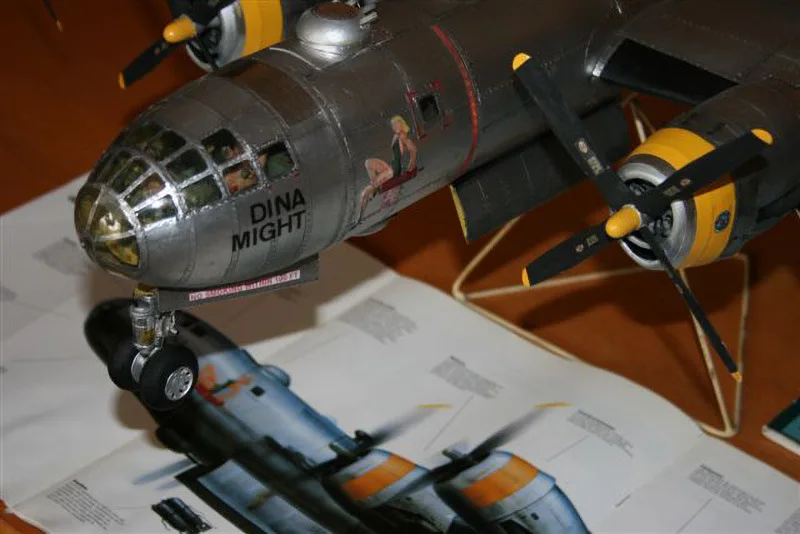 93*65 см B29 супер Aerial Fortress Bomber самолет DIY 3D бумажная карточка модель Конструкторы строительные игрушки развивающие