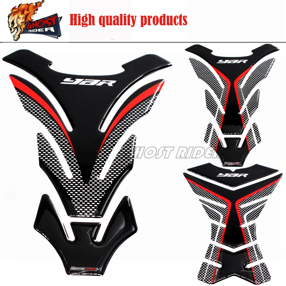 3D Мотоцикл Танк Pad протектор Наклейка Наклейки чехол подходит для Yamaha YBR 125 150