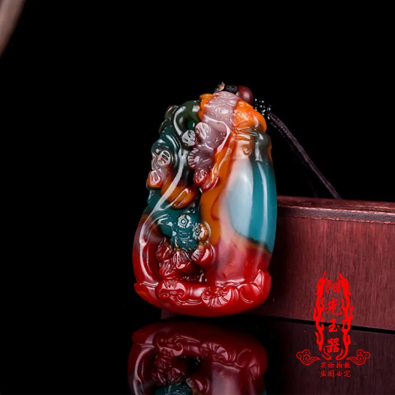 Подвески с цветами сливы "Кровь курицы" естественного цвета, расцветающие богатые мужские и женские изделия из шелка бренда.