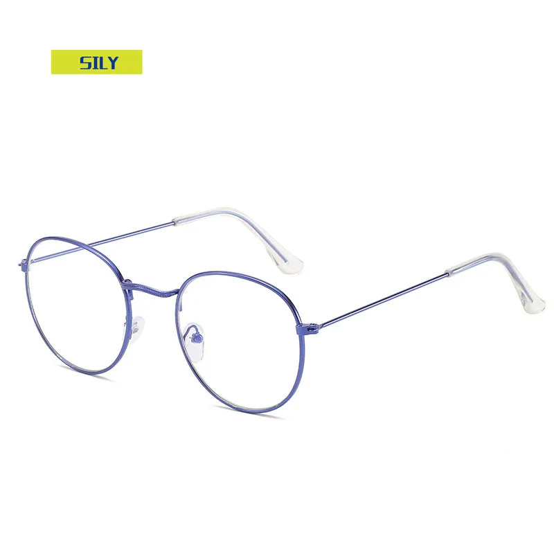 

Vintage Blue Light Blocking Glasses For Woman Optical Eyeglasses Computer Spectacle Man Round Frame Gafas oculos Female CM3447-1