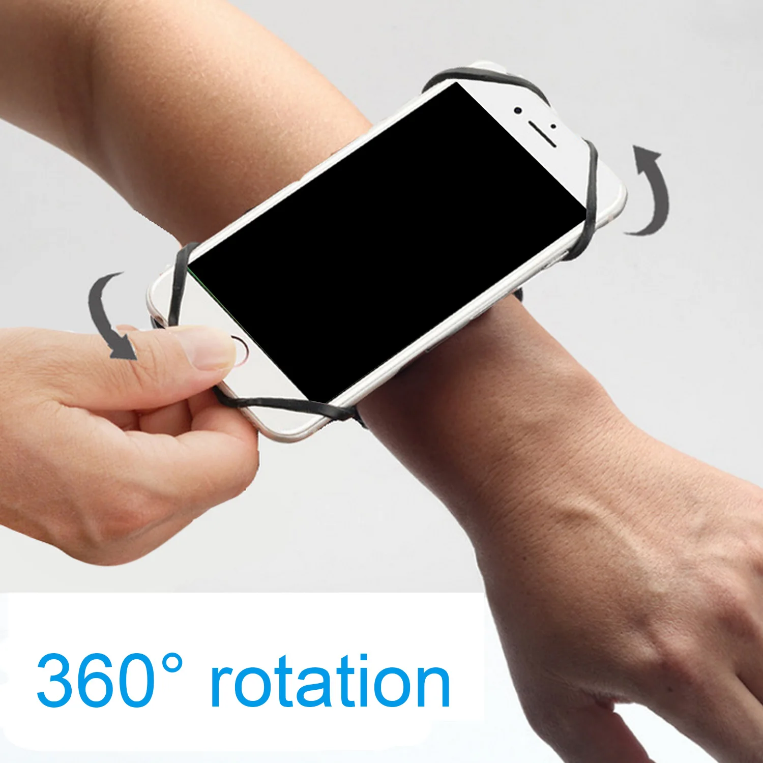 Регулируемый на 360 градусов Съемная ячейка держатель для телефона нарукавник