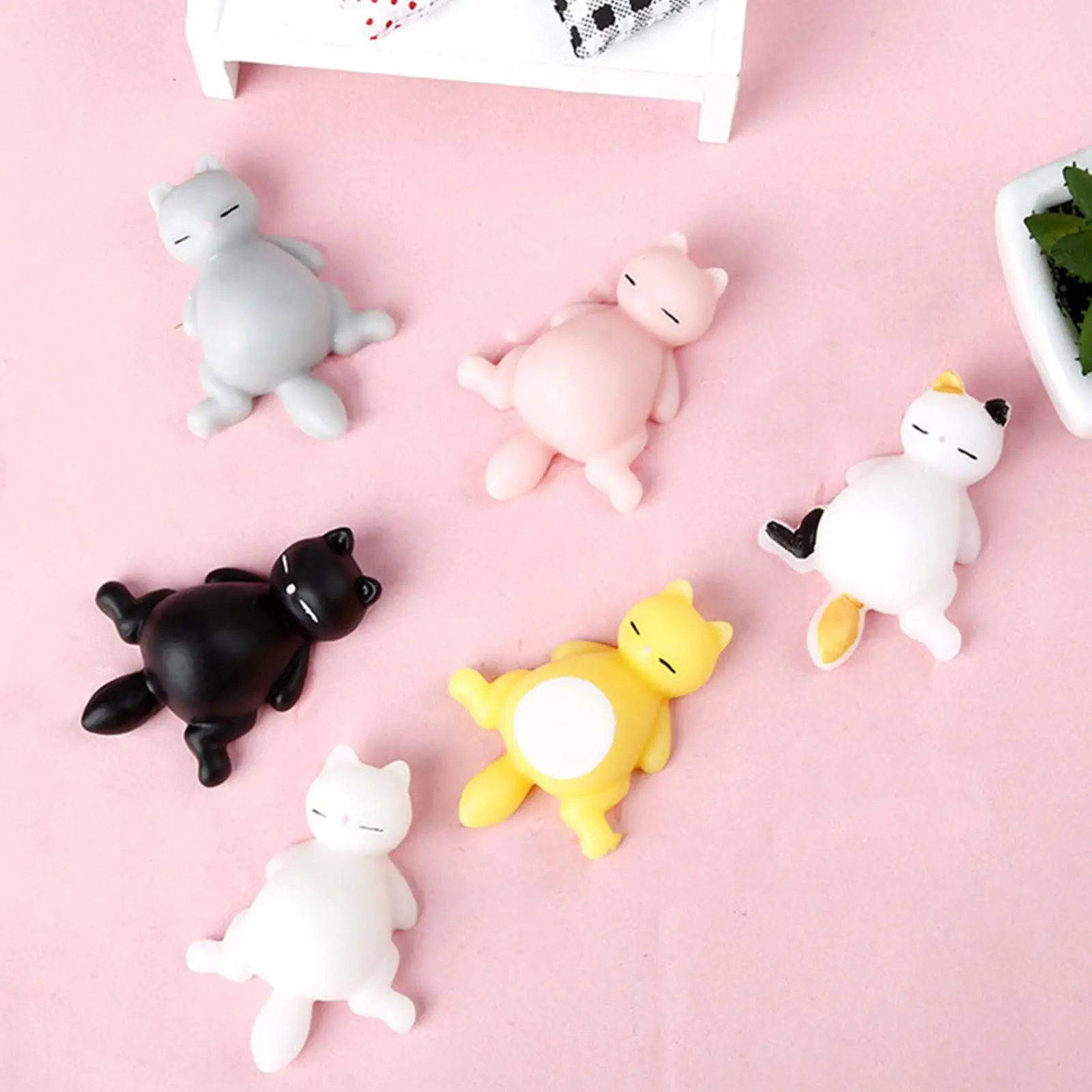 

Kawaii Squishy Cat Mochi антистрессовый мяч, вентиляционные игрушки, сжимаемые мягкие липкие игрушки для снятия стресса, сжимаемая игрушка
