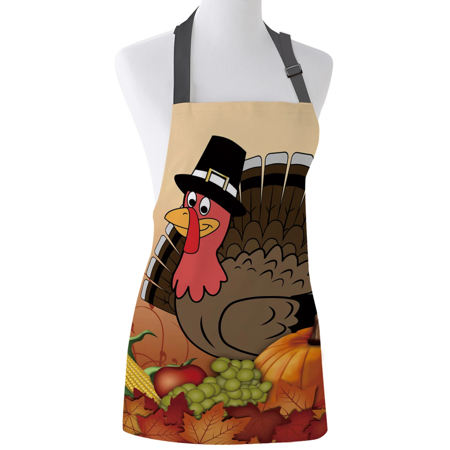 Персонализированные фартуки Турция Тыква овощи День благодарения Женский