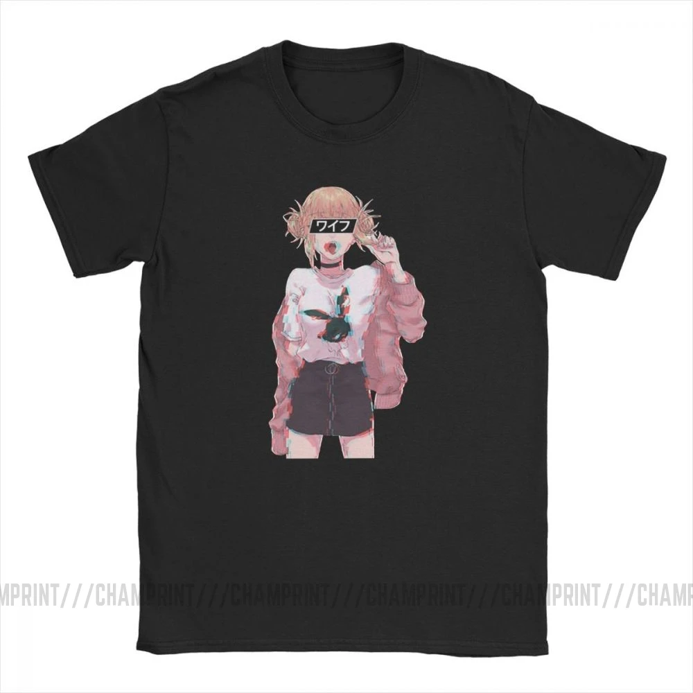 Toga Himiko The Crazy Waifu Мужская футболка Boku No Hero academic японские Аниме футболки с короткими