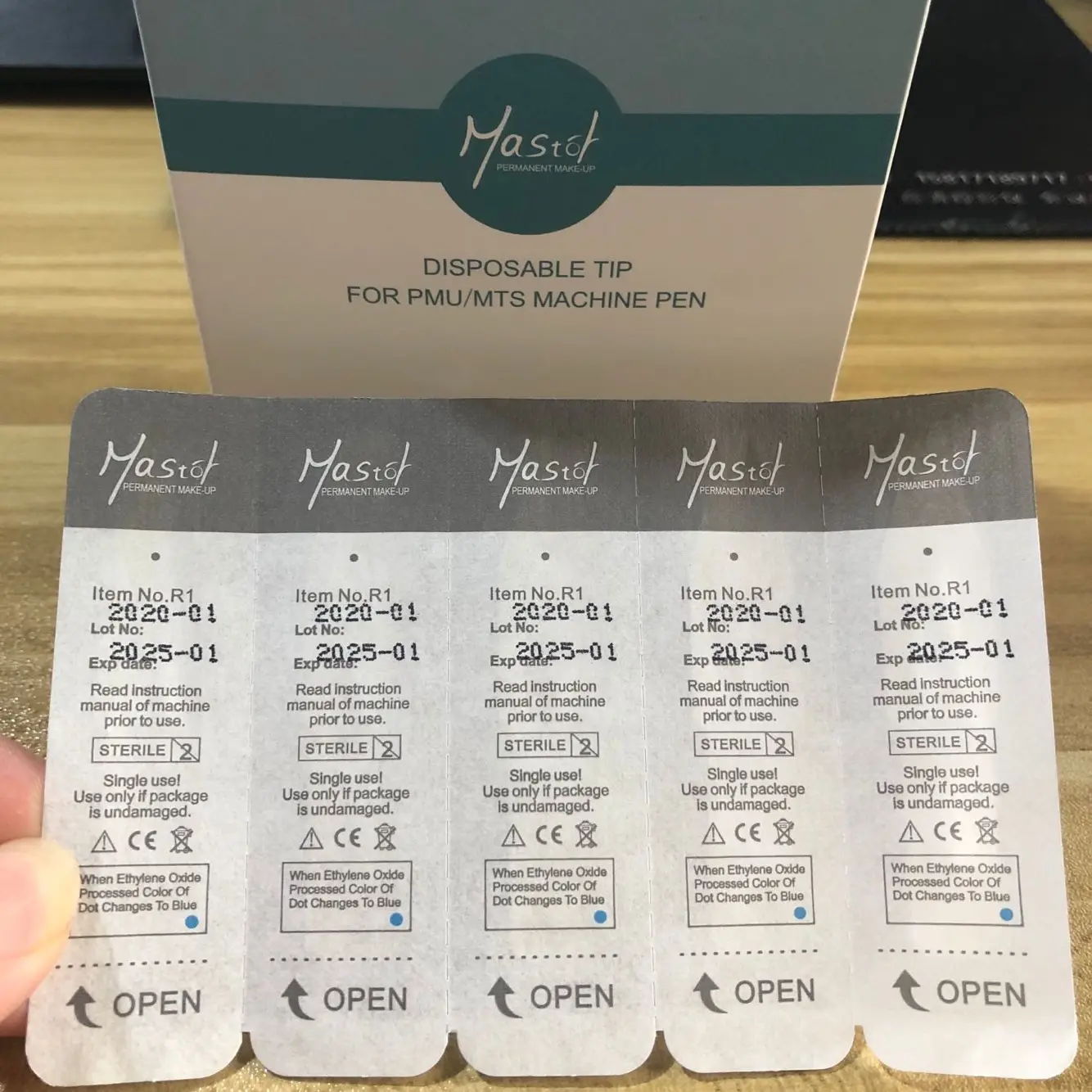 Одноразовая игла Mastor 3RL для перманентного макияжа роторная машина PMU иглы с