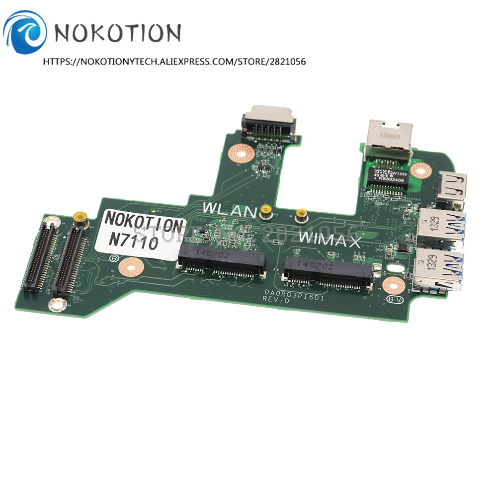 NOKOTION CN-0CY4GM 0CY4GM для ноутбука Dell Inspiron N7110 17R USB Ethernet VGA плата DA0RO3PI6D1 | Компьютеры и офис