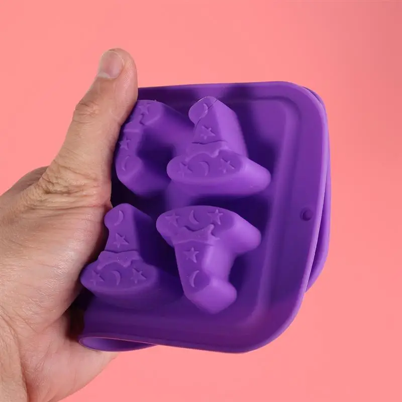 1 шт. силиконовые формы для кубиков льда торта мыла крема колдуньи шляпы лотки