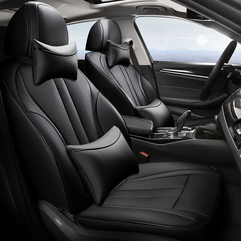 

custom cowhide car seat cover for Hyundai Tucson Veloster Elantra Santa Fe ix35 i30 Coupe Azera car accessories interior styling