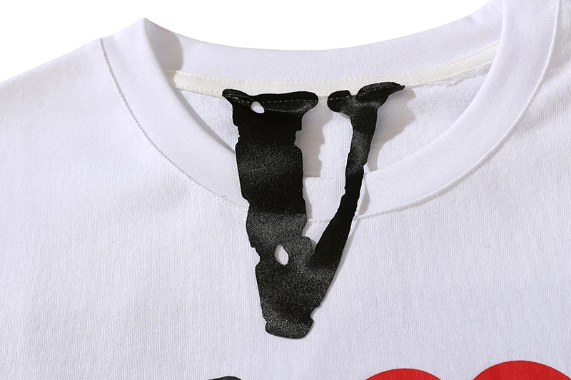 

2021 Trendy Brand VLONE I LOVE ATL Men's and Women's Short-sleeved Atlanta Limited Loose T-shirt Summer Double-sided Tee