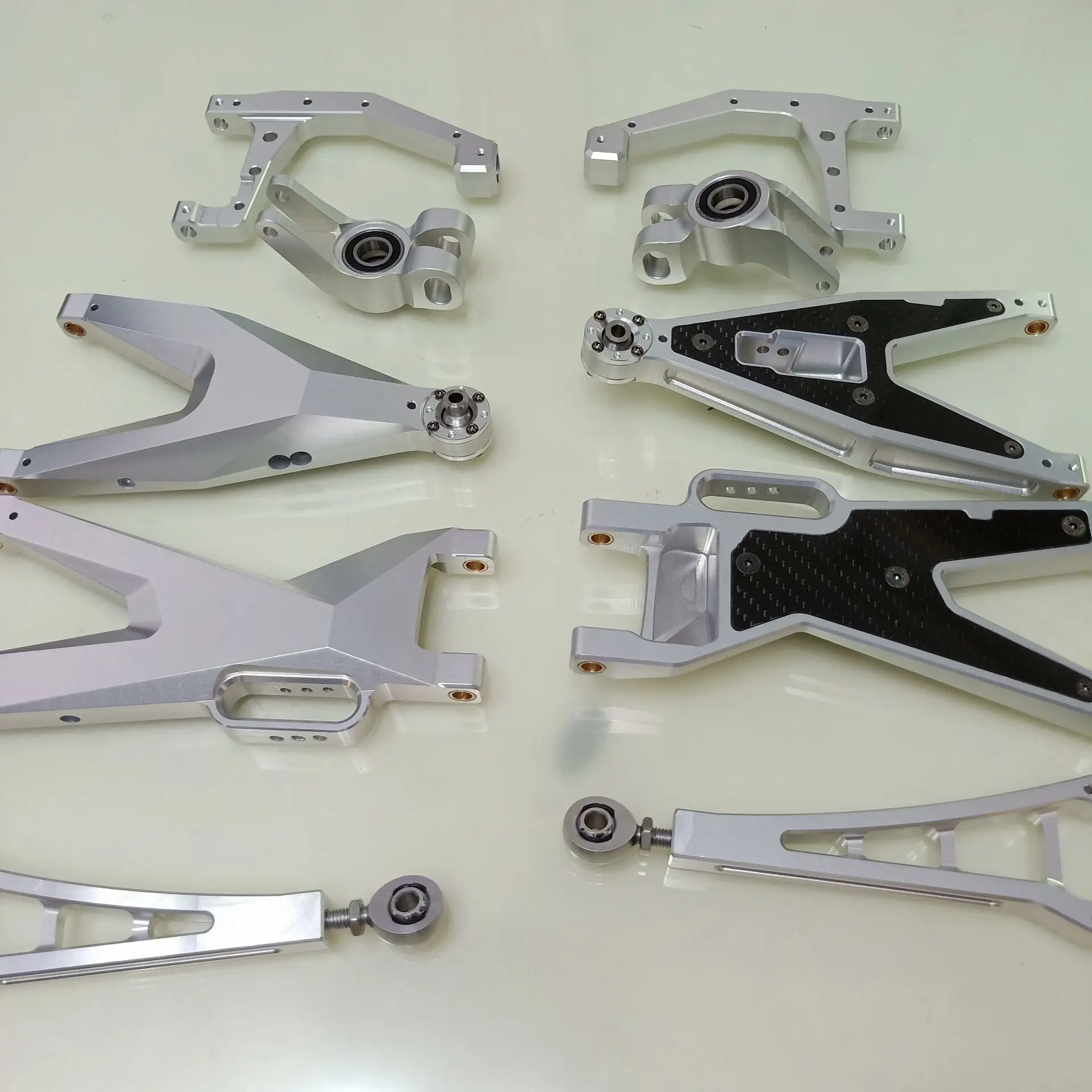Baja 7075 мощность CNC подвеска сплава Arm набор с хаб Перевозчик набор для hpi rovan baja 5b SS