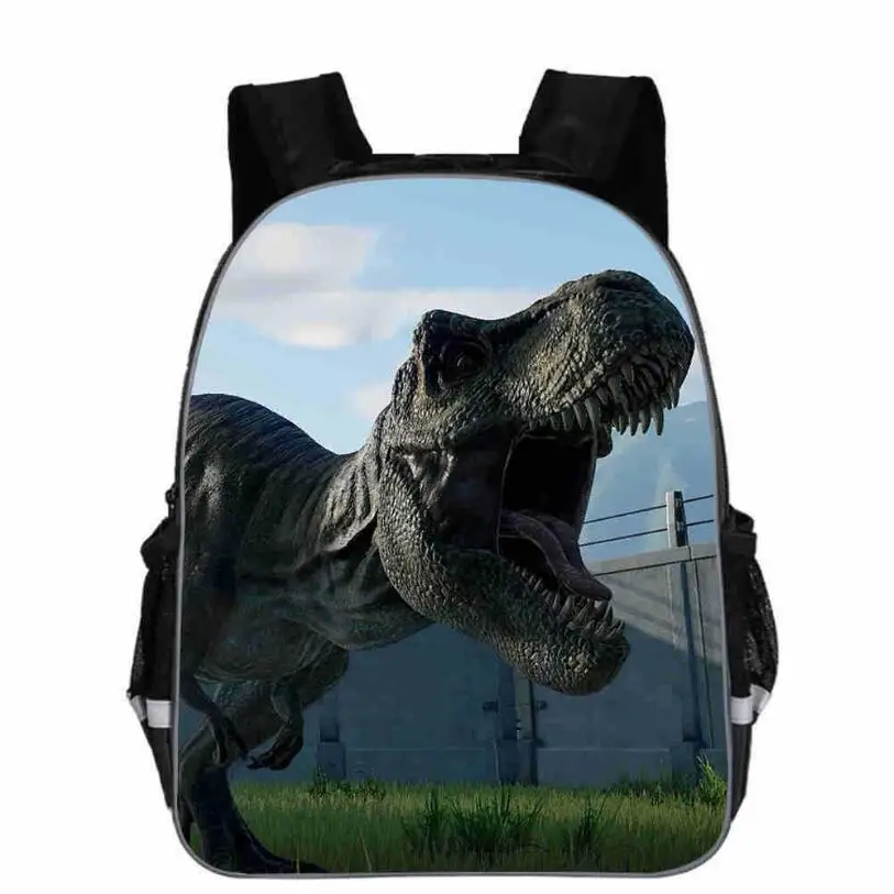 11 16 дюймов популярный рюкзак с принтом динозавра для детей мир Юрского периода