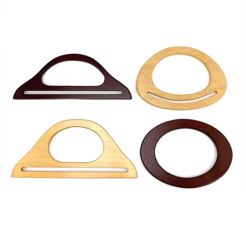 

DIY Solid Wood Handle Tote Bag Handle High Quality Luggage Accessories High-end Handle Decorative Handle